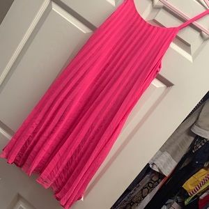 Hot pink dress